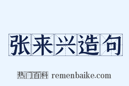 张来兴造句是什么意思的图片